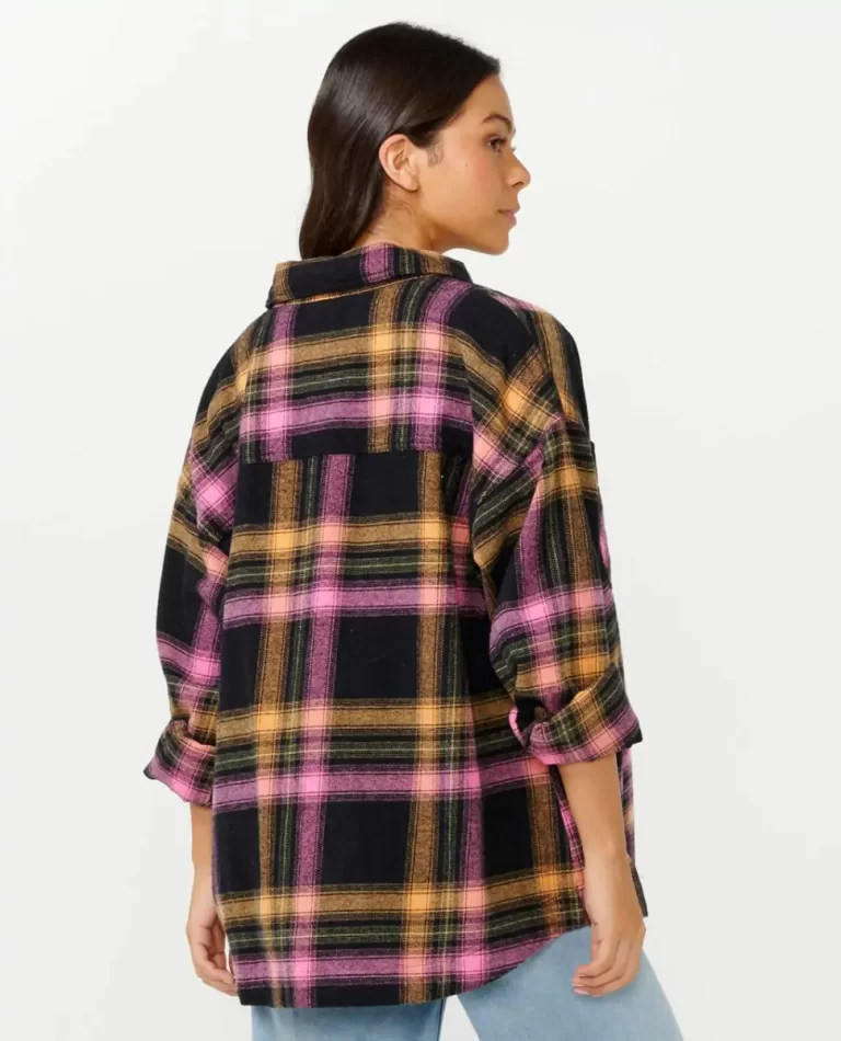 Shirts & Tops Rip Curl Women Beach Party Flannel Shirt - Image 3