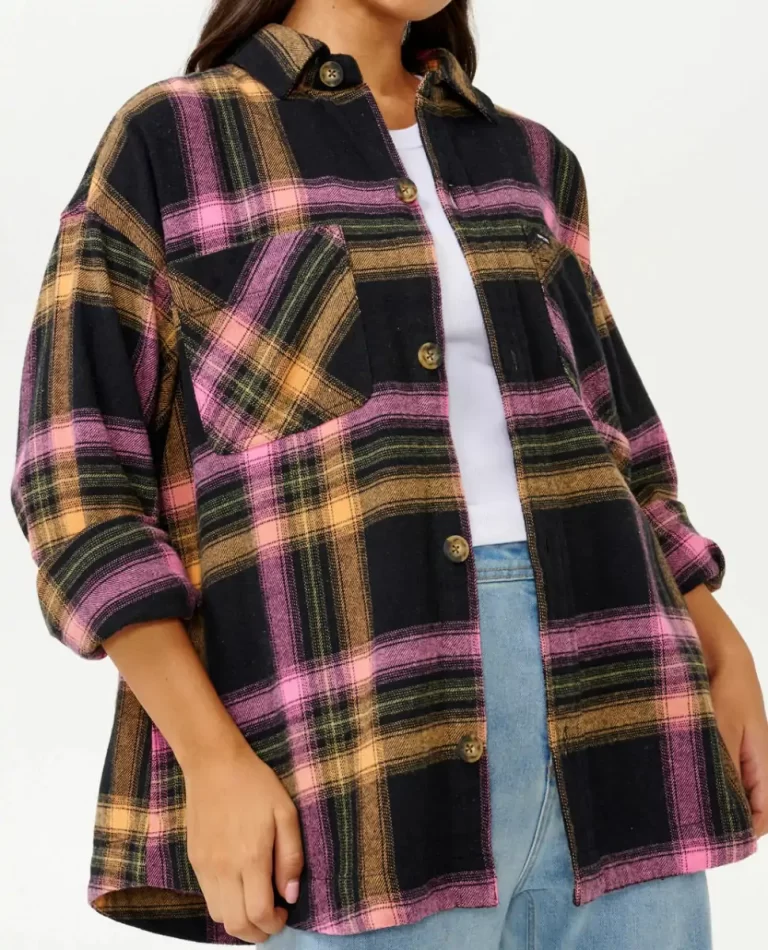 Shirts & Tops Rip Curl Women Beach Party Flannel Shirt - Image 5