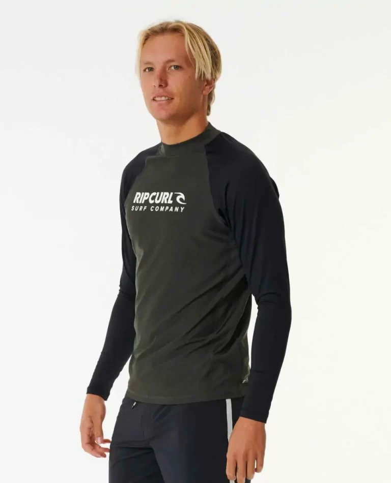 Shock Uv Long Sleeve Rash Guard Rash Guards Mens Rip Curl - Image 3