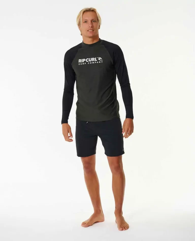 Shock Uv Long Sleeve Rash Guard Rash Guards Mens Rip Curl - Image 4