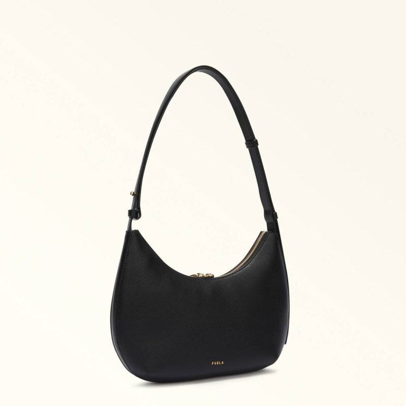 Shoulder Bags Nero Women Furla Goccia Shoulder Bag S - Image 3