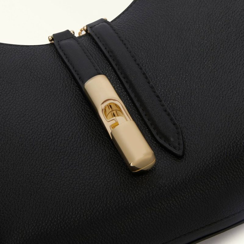 Shoulder Bags Nero Women Furla Goccia Shoulder Bag S - Image 5