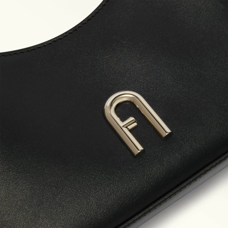 Shoulder Bags Women Nero Furla Diamante Shoulder Bag Mini - Image 5