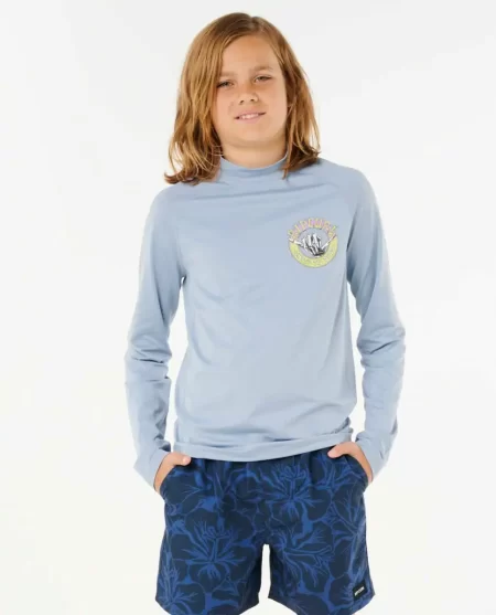 Shred Shakka Upf 50 Long Sleeve Rash Guard Kids Rash Guards & Vest Rip Curl