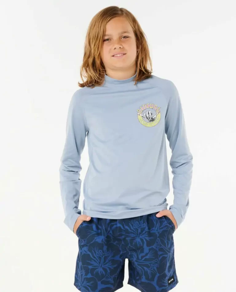 Shred Shakka Upf 50 Long Sleeve Rash Guard Kids Rash Guards & Vest Rip Curl