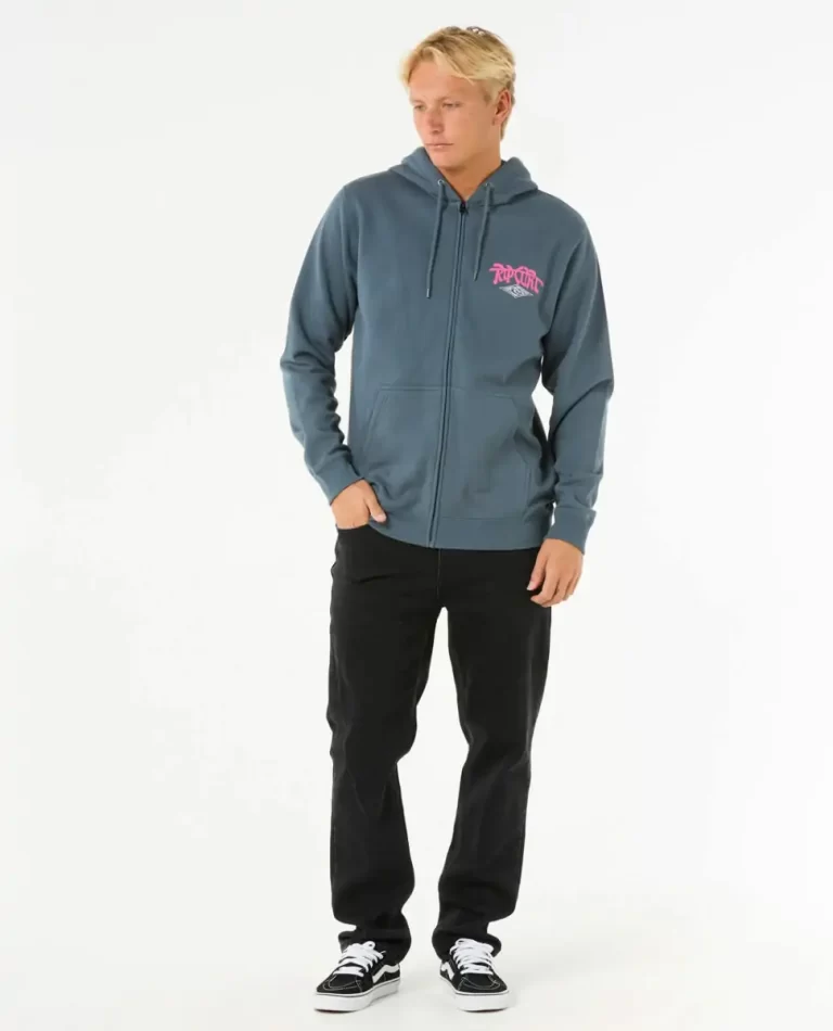 Shred Zip Through Rip Curl Mens Hoodies & Fleece - Image 4