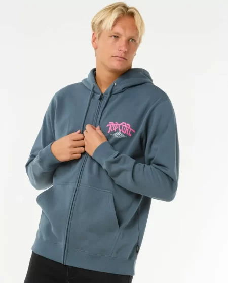 Shred Zip Through Rip Curl Mens Hoodies & Fleece