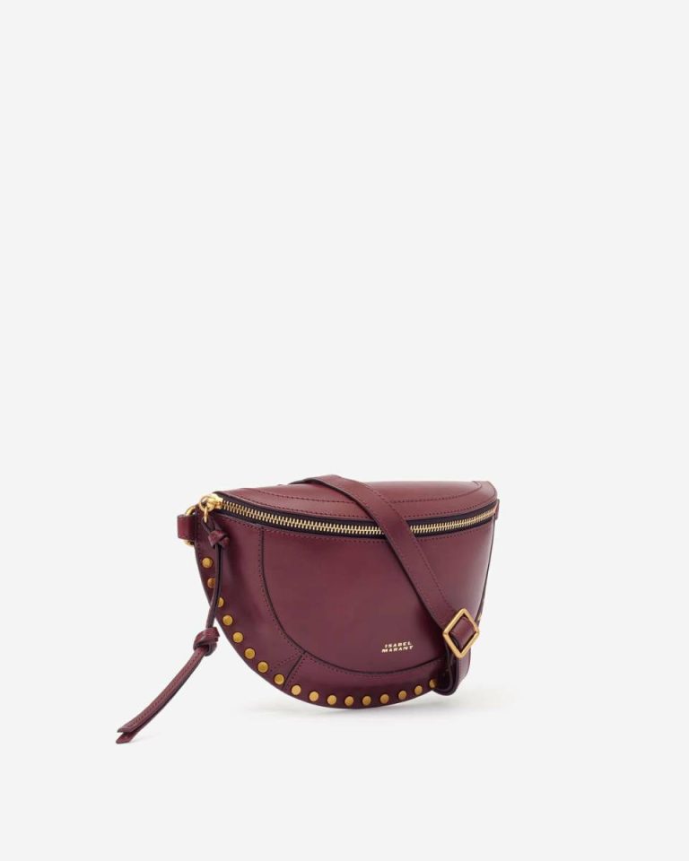 Skano Belt Bag Burgundy Women Belt Bags Isabel Marant - Image 4