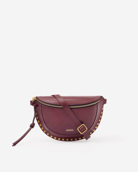 Skano Belt Bag Burgundy Women Belt Bags Isabel Marant