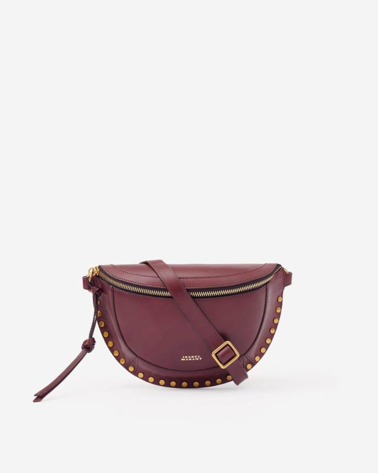 Skano Belt Bag Burgundy Women Belt Bags Isabel Marant
