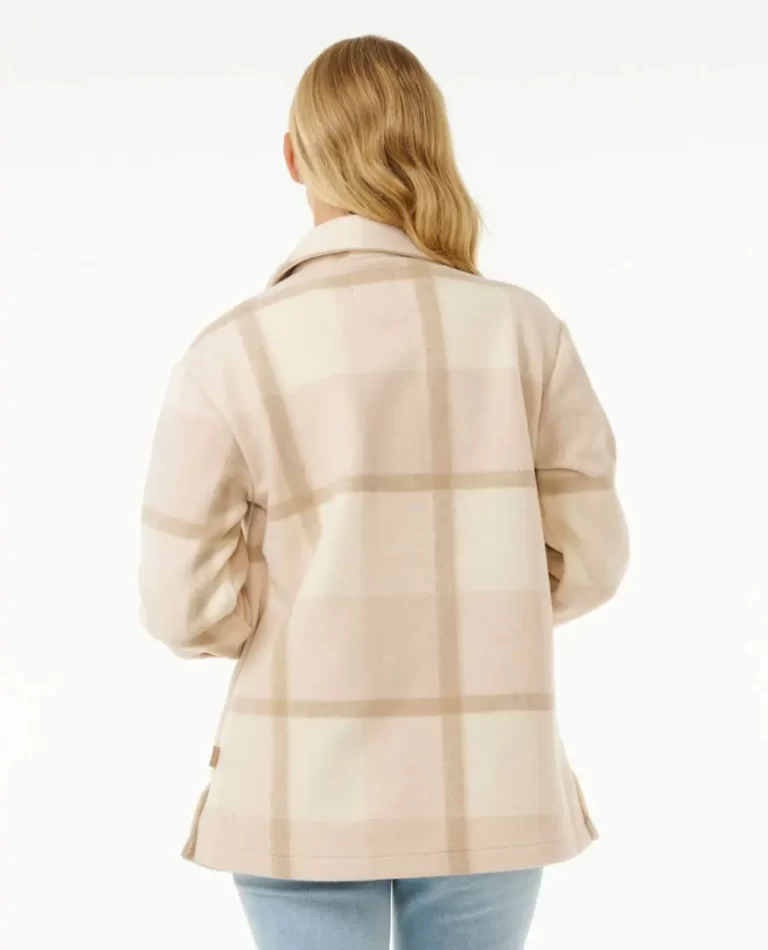 Soleil Check Shacket Women Rip Curl Jackets - Image 3