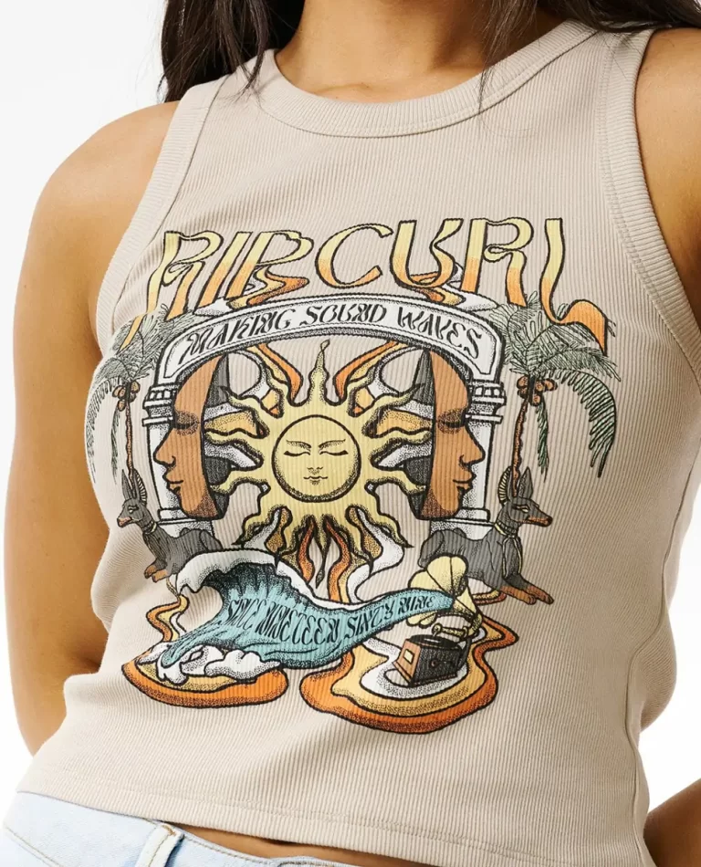 Sounds Wave Ribbed Tank Top Tees & Tanks Women Rip Curl - Image 5