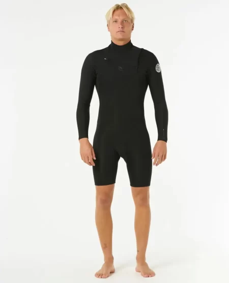 Springsuits Mens Dawn Patrol 2/2 Long Sleeve Chest Zip Springsuit Mens Rip Curl