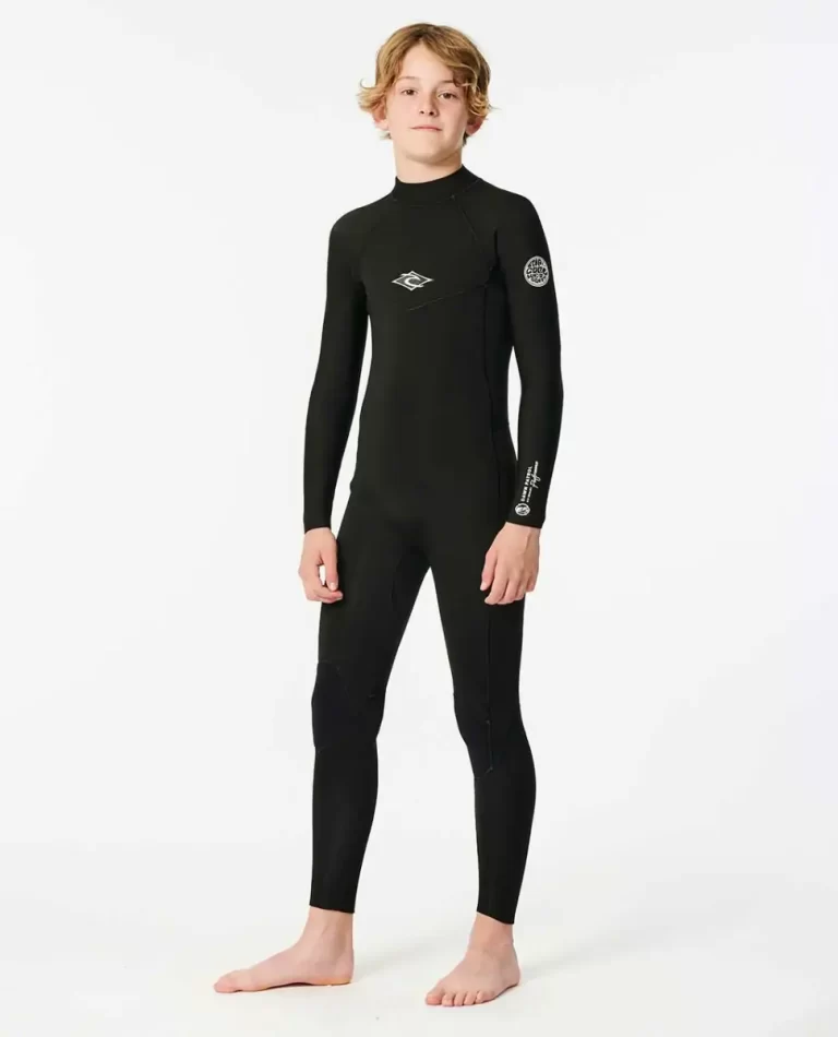 Steamers Rip Curl Junior Dawn Patrol Back Zip 3/2Fullsuit Wetsuit Kids - Image 2