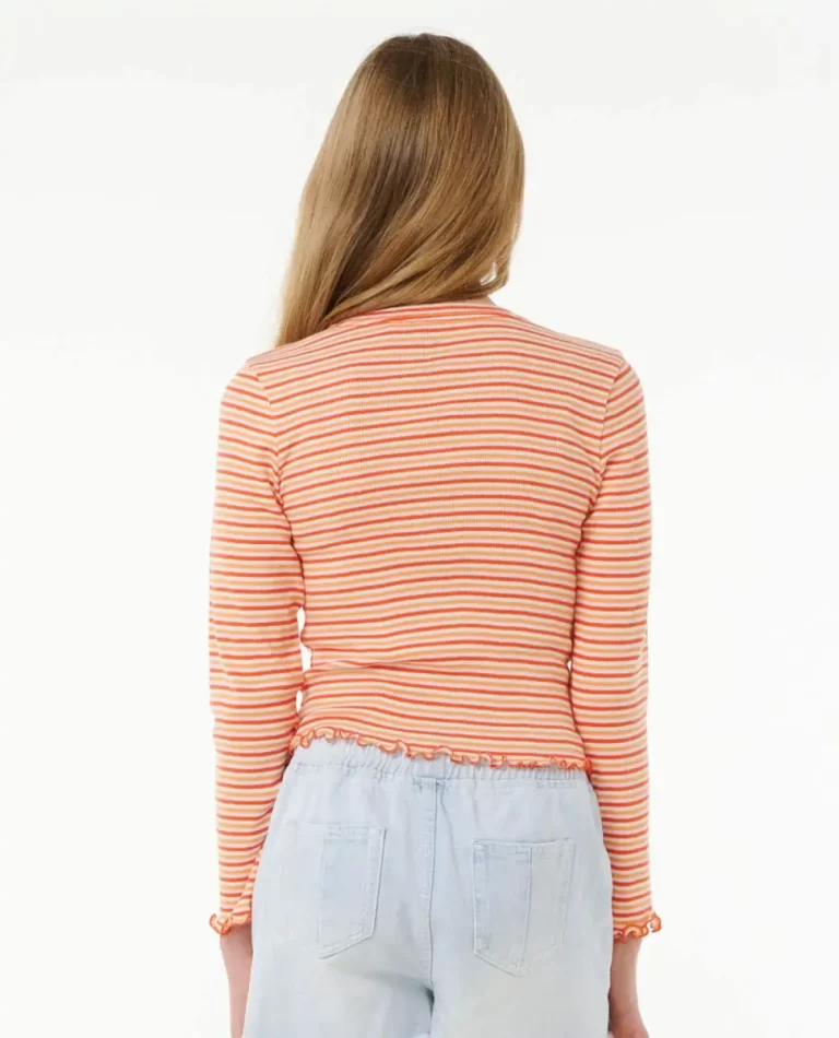 Summer Solsice Long Sleeve Rib Rip Curl Kids Tops & Tees - Image 3