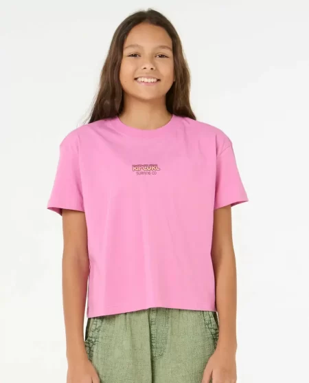 Sun & Sea Crop Tee Tops & Tees Kids Rip Curl