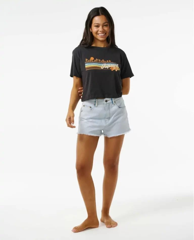 Sunset Crop Tee Women Tees & Tanks Rip Curl - Image 4