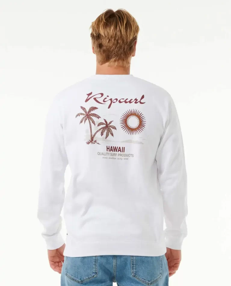 Sunset Desto Crew Rip Curl Hoodies & Fleece Mens - Image 3