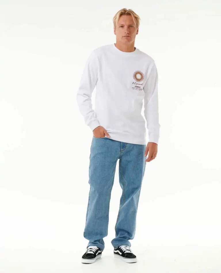 Sunset Desto Crew Rip Curl Hoodies & Fleece Mens - Image 4