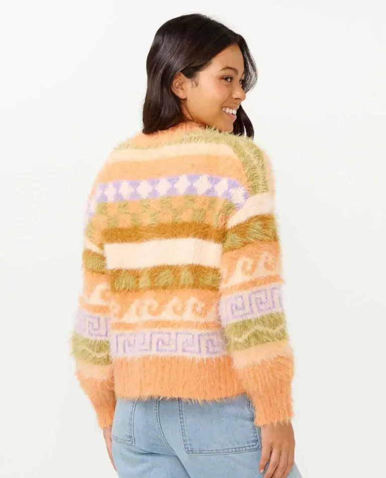 Sweaters Rip Curl Women Beach Party Jaquard Crew - Image 2