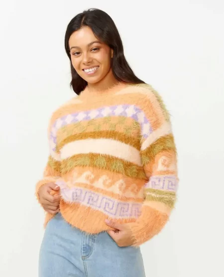 Sweaters Rip Curl Women Beach Party Jaquard Crew