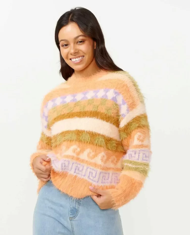 Sweaters Rip Curl Women Beach Party Jaquard Crew