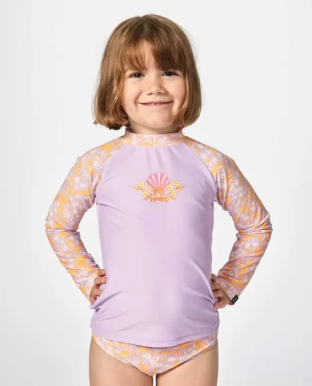 Swimwear Rainbow Tide Long Sleeve Set Kids Rip Curl