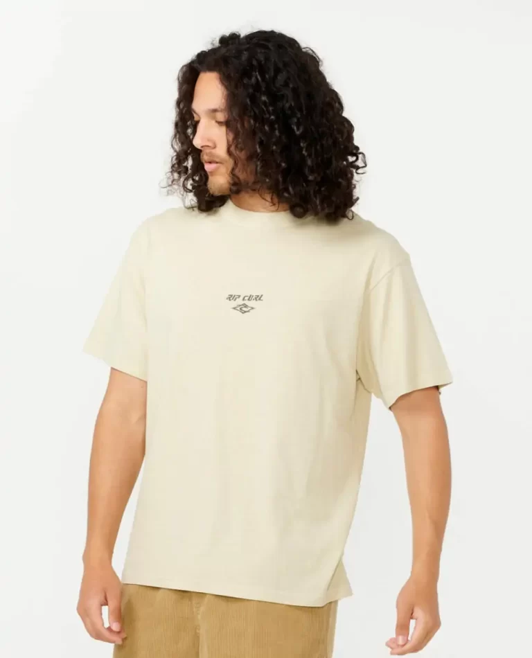Tees & Tanks Fade Out Embroid Tee Rip Curl Mens - Image 3
