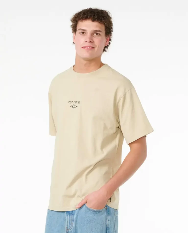 Tees & Tanks Fade Out Embroid Tee Rip Curl Mens - Image 4