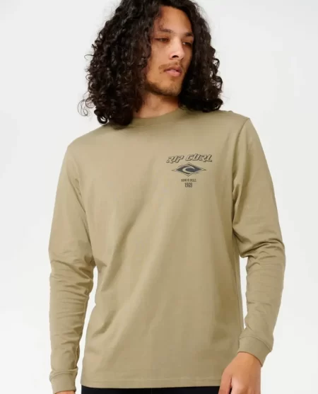 Tees & Tanks Fade Out Icon Long Sleeve Tee Mens Rip Curl