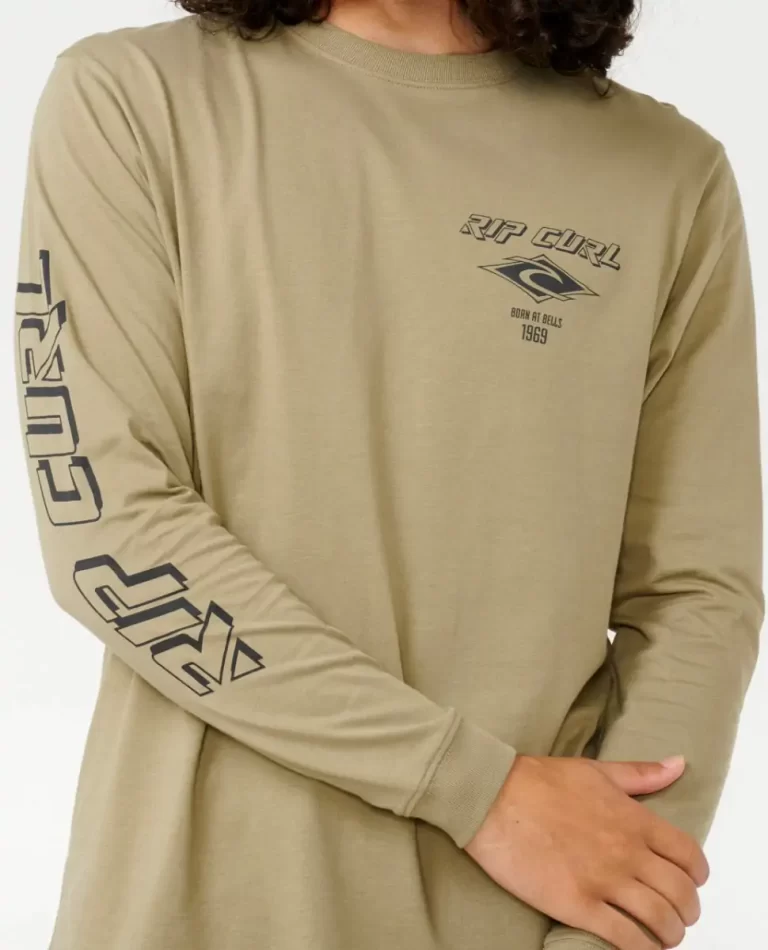 Tees & Tanks Fade Out Icon Long Sleeve Tee Mens Rip Curl - Image 5