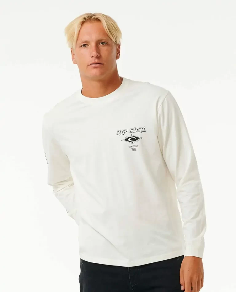 Tees & Tanks Fade Out Icon Long Sleeve Tee Rip Curl Mens - Image 2