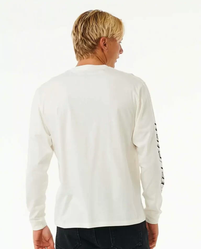 Tees & Tanks Fade Out Icon Long Sleeve Tee Rip Curl Mens - Image 4