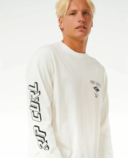 Tees & Tanks Fade Out Icon Long Sleeve Tee Rip Curl Mens