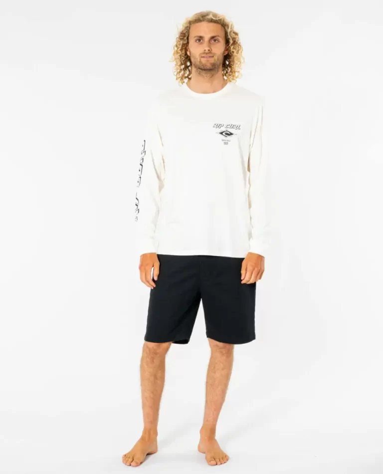 Tees & Tanks Fade Out Icon Long Sleeve Tee Rip Curl Mens - Image 5