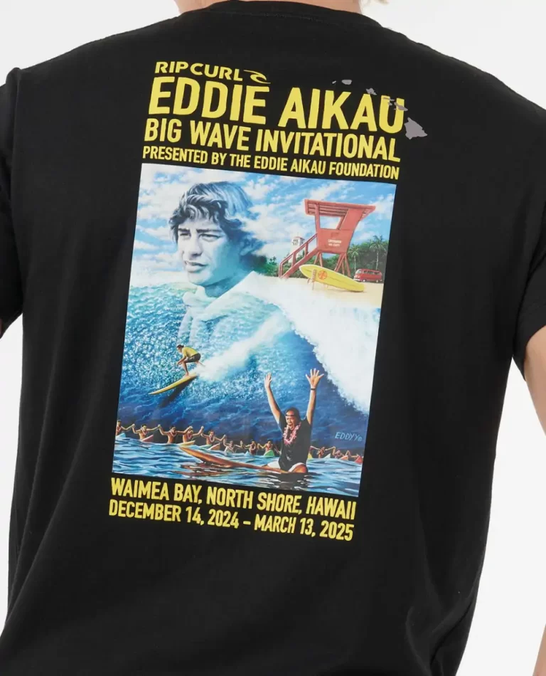 Tees & Tanks Mens Eddie Would Go Poster Tee Rip Curl - Image 4