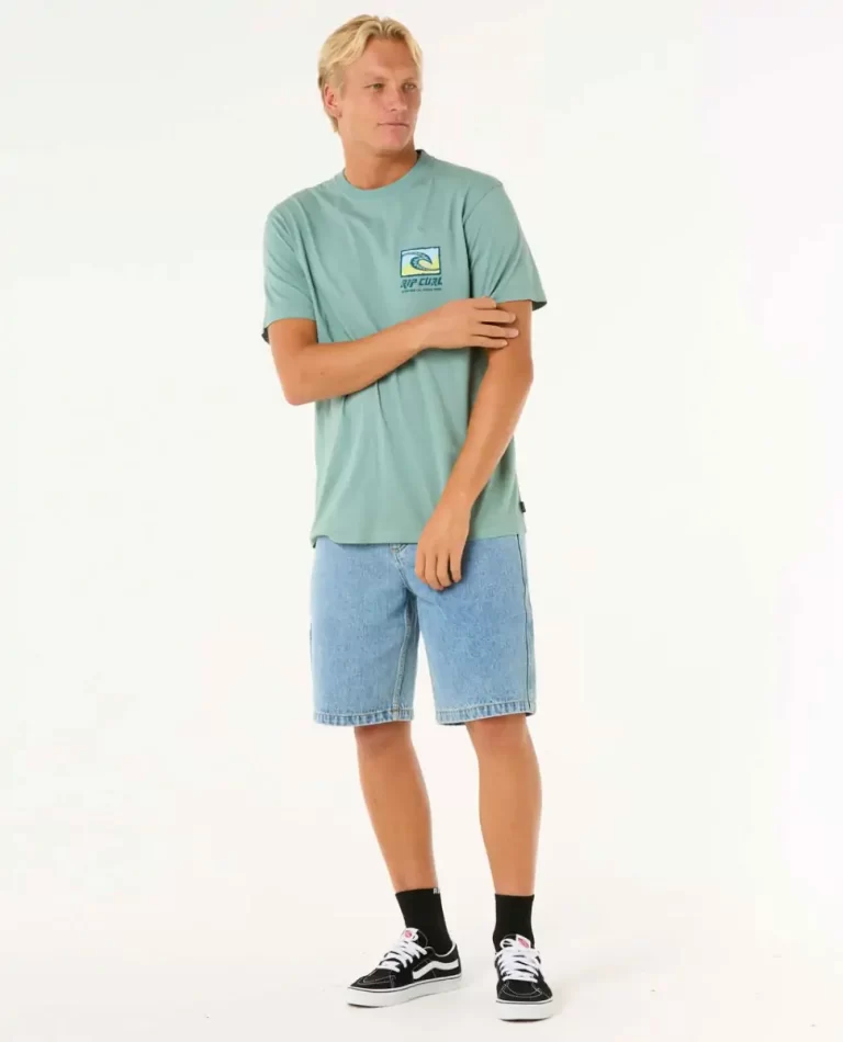 Tees & Tanks Mens Raw Energy Trad Tee Rip Curl - Image 4