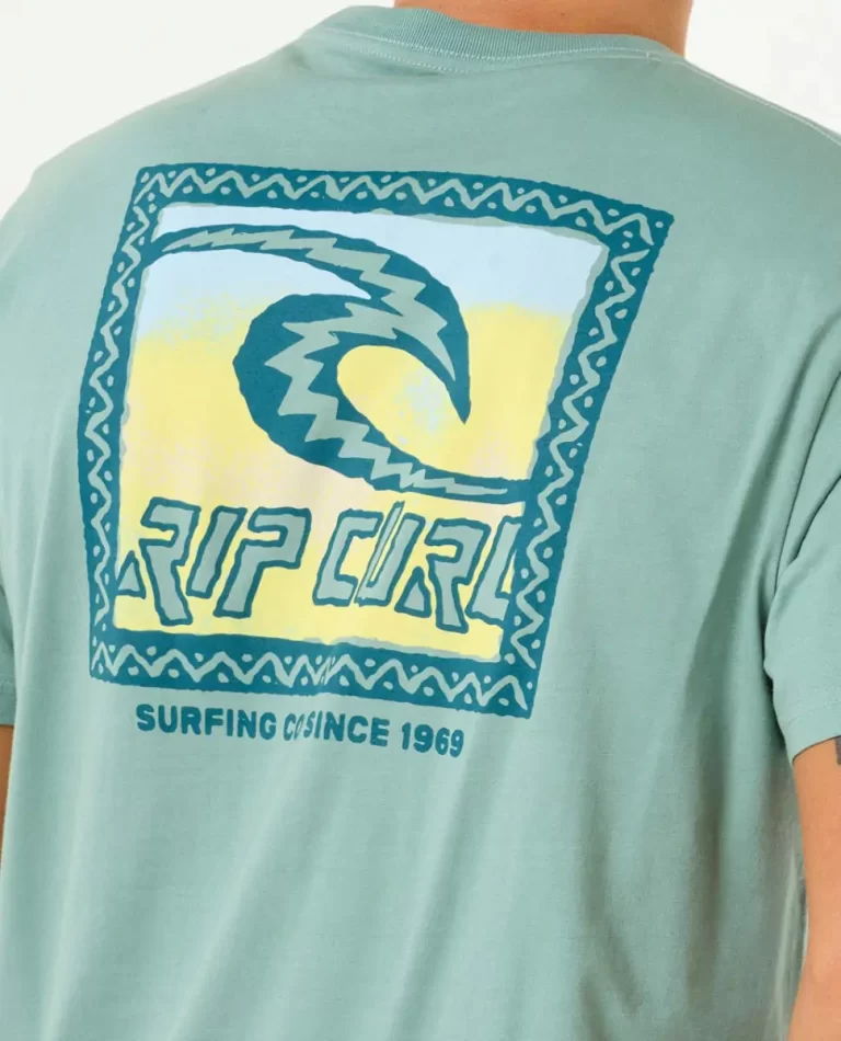 Tees & Tanks Mens Raw Energy Trad Tee Rip Curl - Image 5