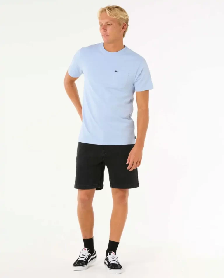 Tees & Tanks Mens Rip Curl Plain Pocket Tee - Image 4