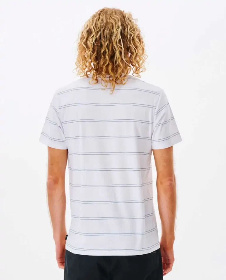 Tees & Tanks Mens Rip Curl Plain Stripe Tee - Image 2