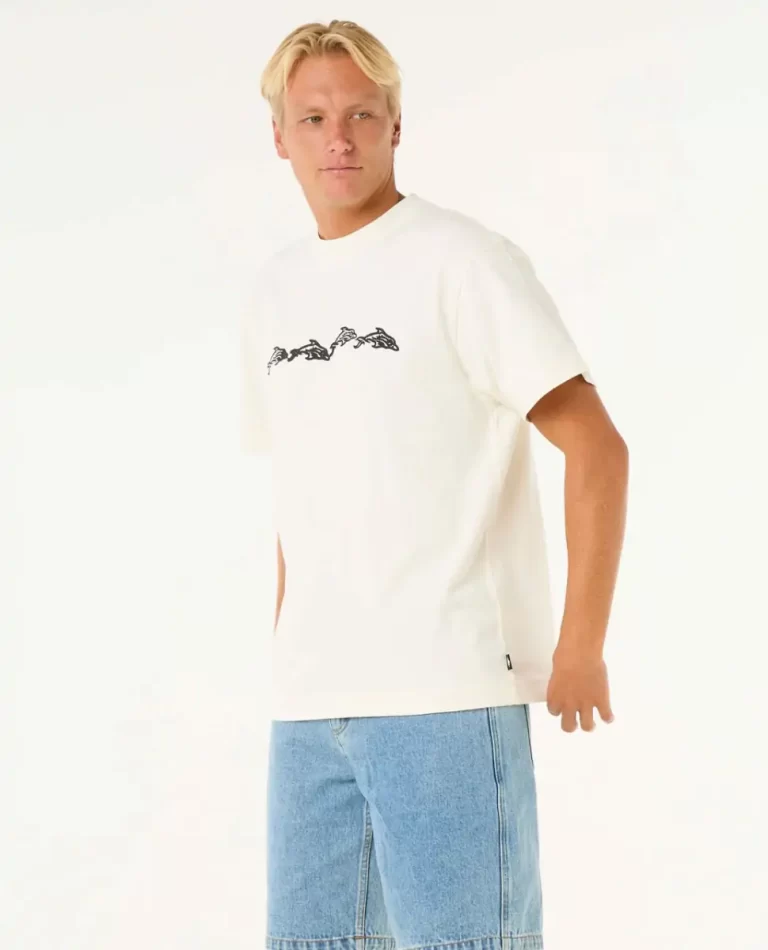 Tees & Tanks Mens Rip Curl Raw Energy Dolphin Tee - Image 2
