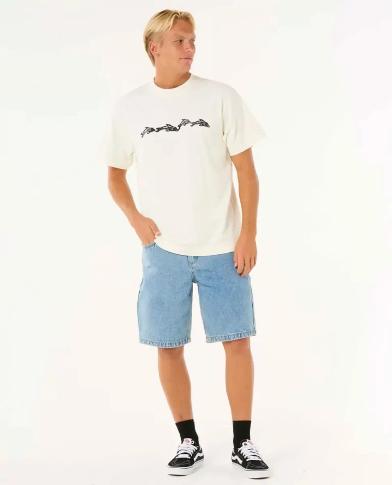 Tees & Tanks Mens Rip Curl Raw Energy Dolphin Tee - Image 4