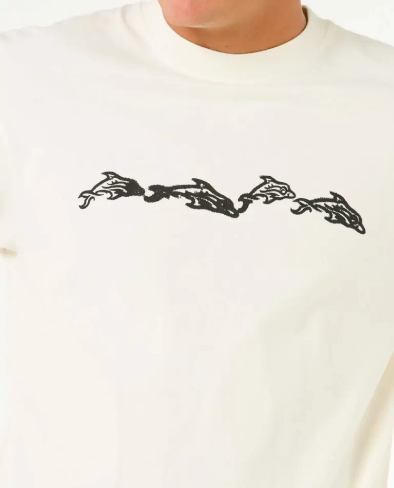 Tees & Tanks Mens Rip Curl Raw Energy Dolphin Tee - Image 5