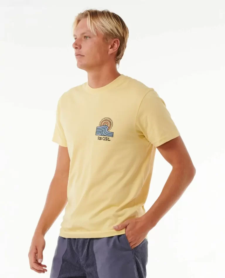 Tees & Tanks Mens Rip Curl Saltwater Culture Hazey Tee - Image 2