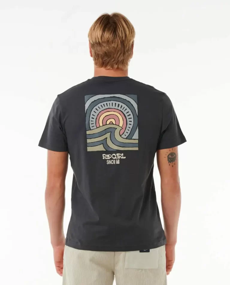 Tees & Tanks Mens Rip Curl Saltwater Culture Hazey Tee - Image 3