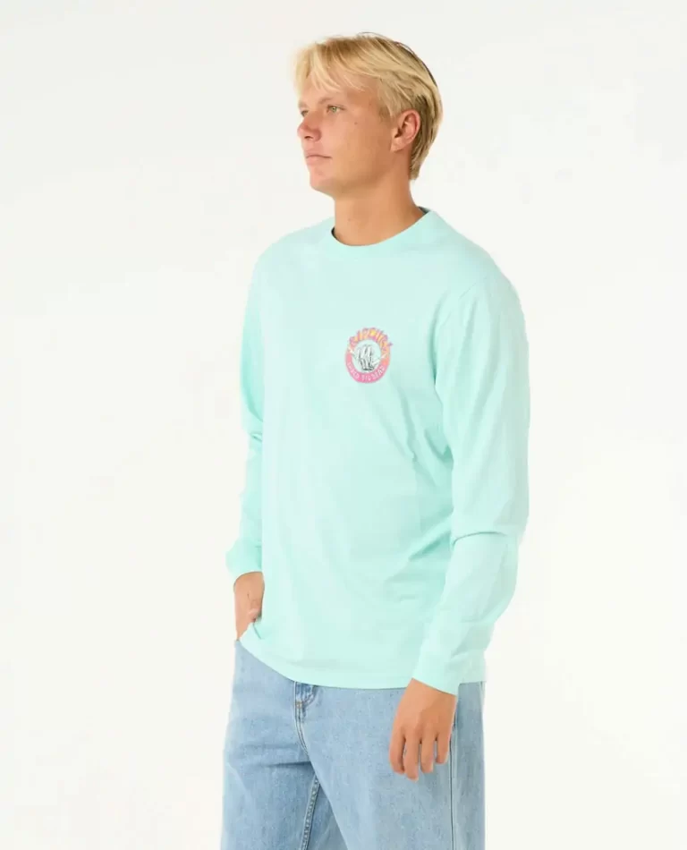 Tees & Tanks Mens Rip Curl Shred Til Long Sleeve Tee - Image 2