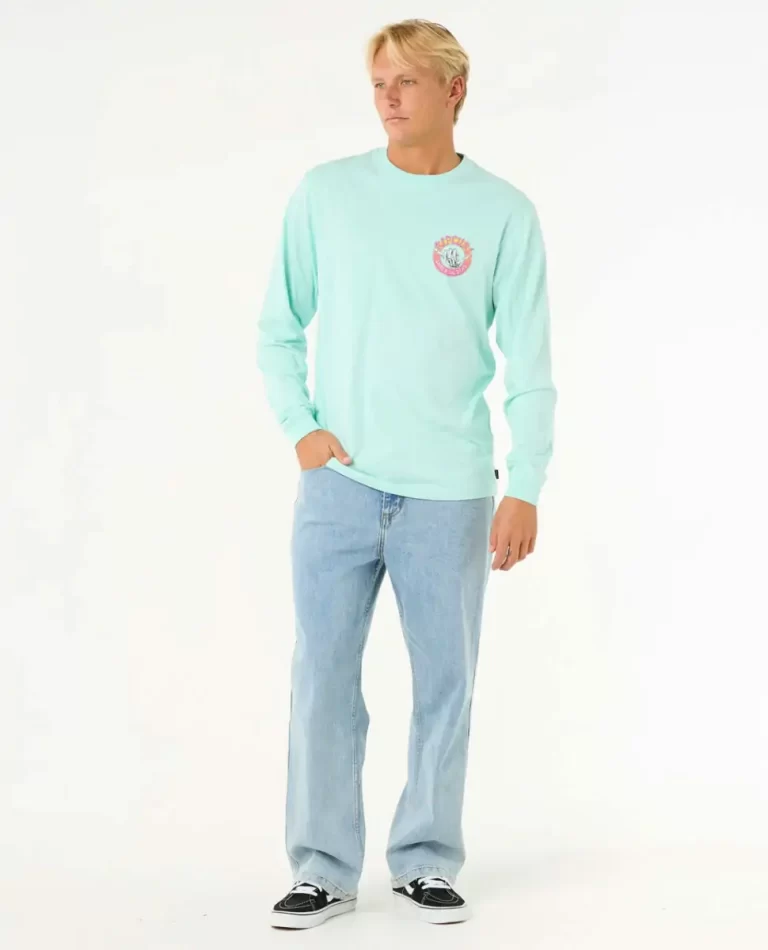 Tees & Tanks Mens Rip Curl Shred Til Long Sleeve Tee - Image 4