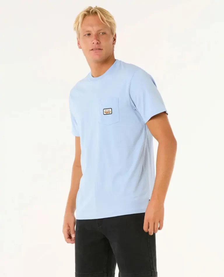 Tees & Tanks Mens Rip Curl Surf Paradise Badge Tee Update - Image 2