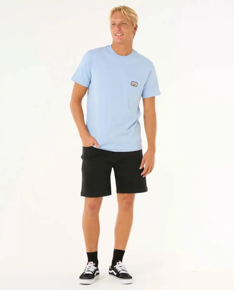 Tees & Tanks Mens Rip Curl Surf Paradise Badge Tee Update - Image 4