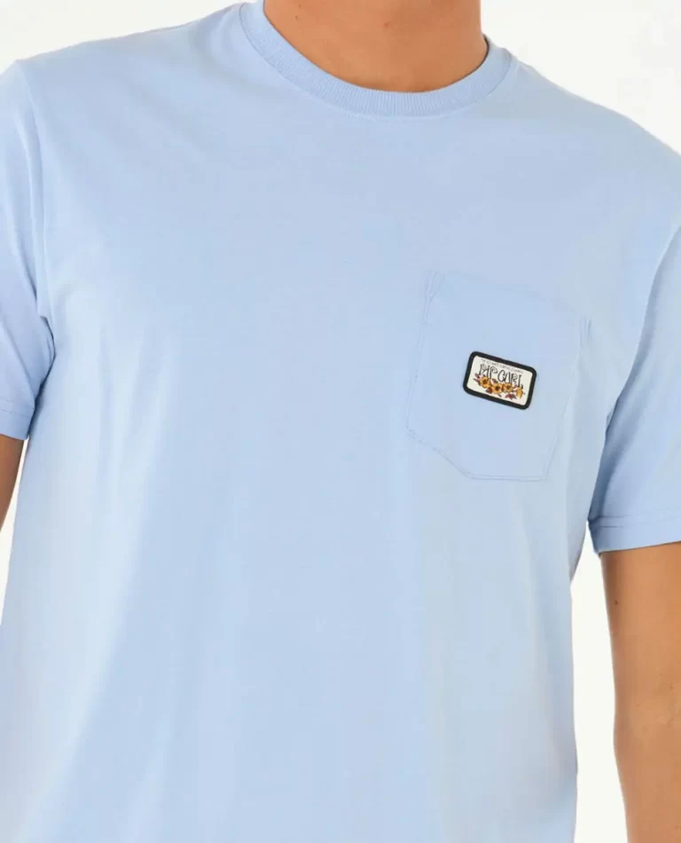 Tees & Tanks Mens Rip Curl Surf Paradise Badge Tee Update - Image 5